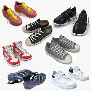 Sneakers Collection 4 3D model