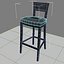 chair stool 3d model