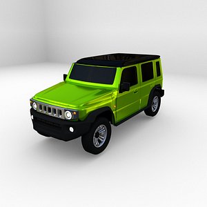 3D suzuki jimny 5 doors variant model XL model