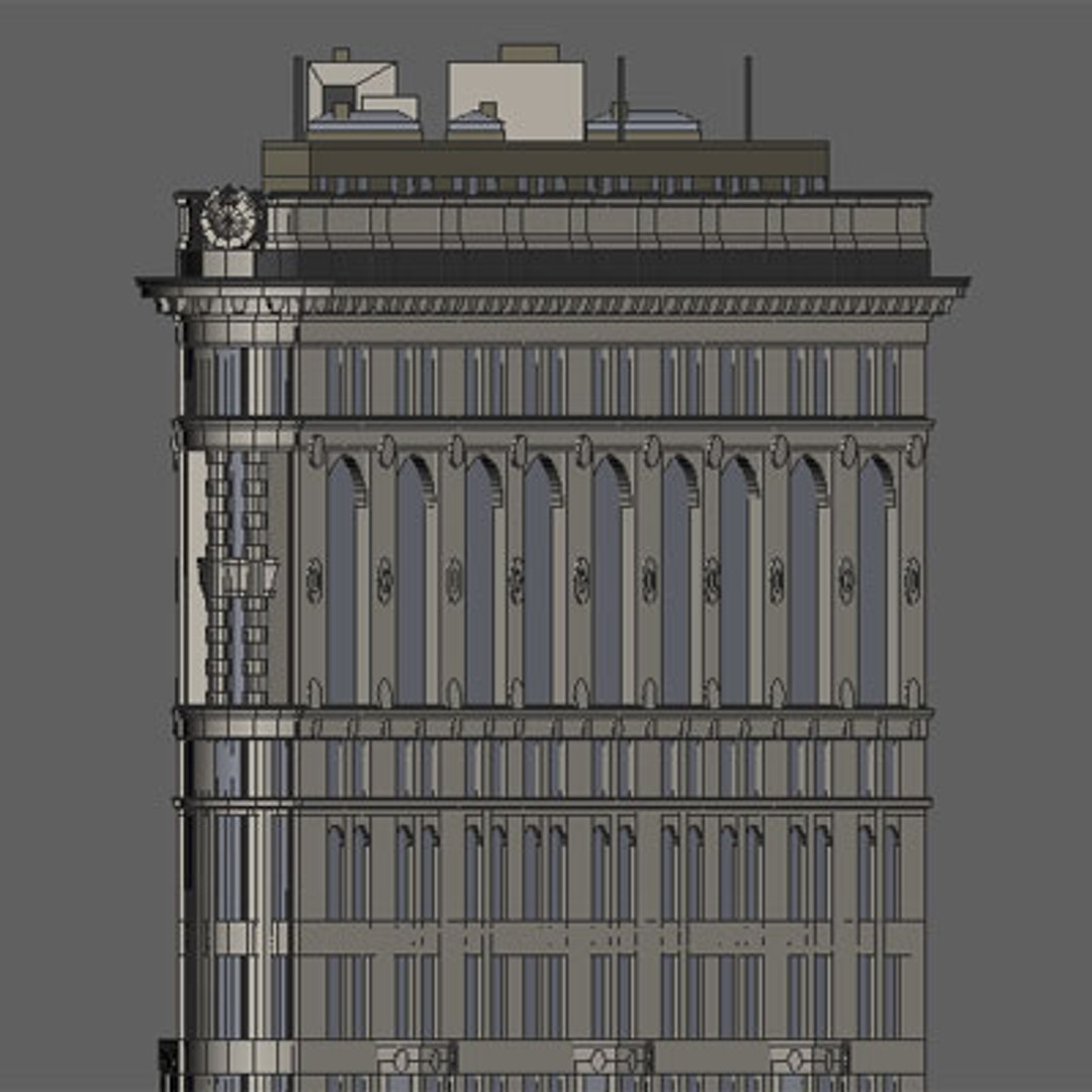 Flatiron Building 3d Model