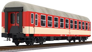 Ose Veb UIC-Y Passenger Train Car 3D model