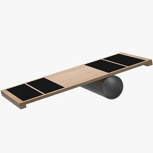 3D Balance Board and Roller model