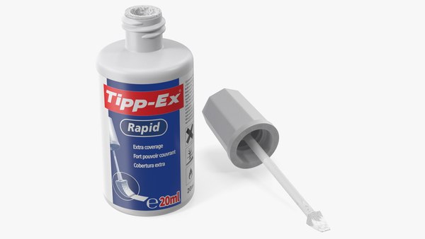 Tipp Ex Rapid Correction Fluid 열림 3D 모델 - TurboSquid 1819633