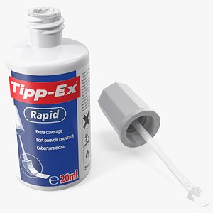 Tipp Ex Rapid Correction Fluid Opened model
