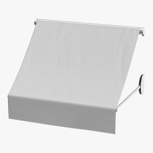 Store Awning 02 White