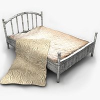 Old Metal Bed Textured
