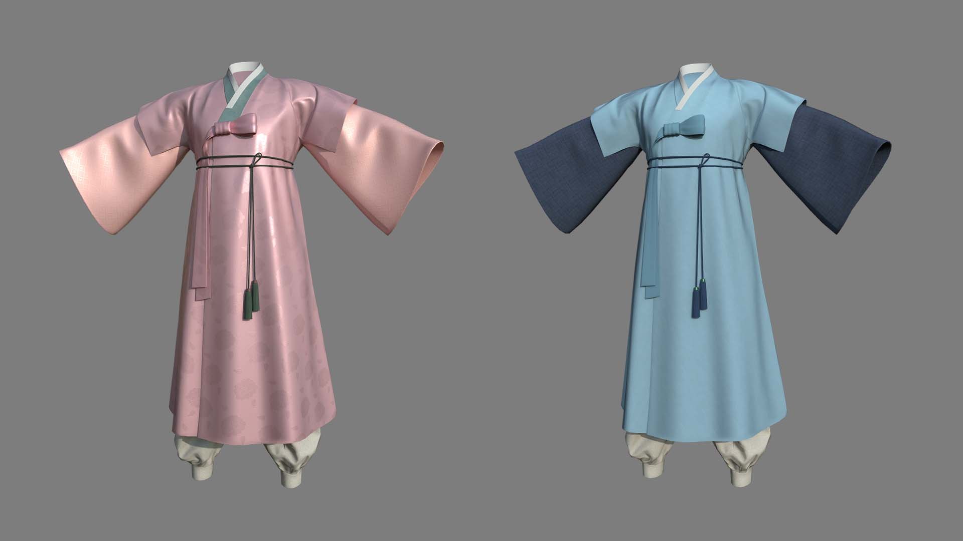 Hanbok Korea Clothing For Men 3D Model TurboSquid 1976526