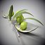 3d olive branch
