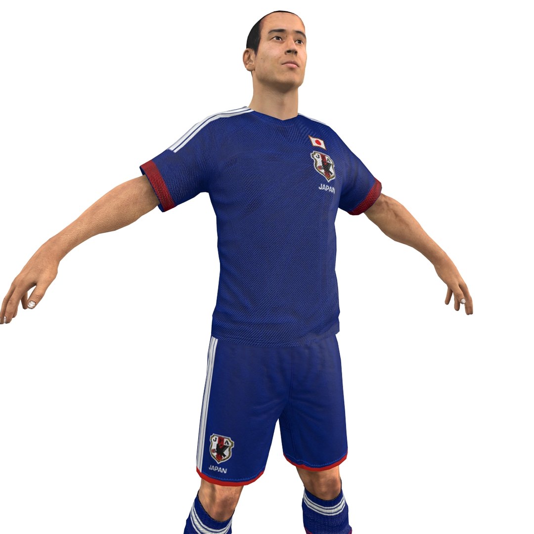 Soccer Player 3d Model