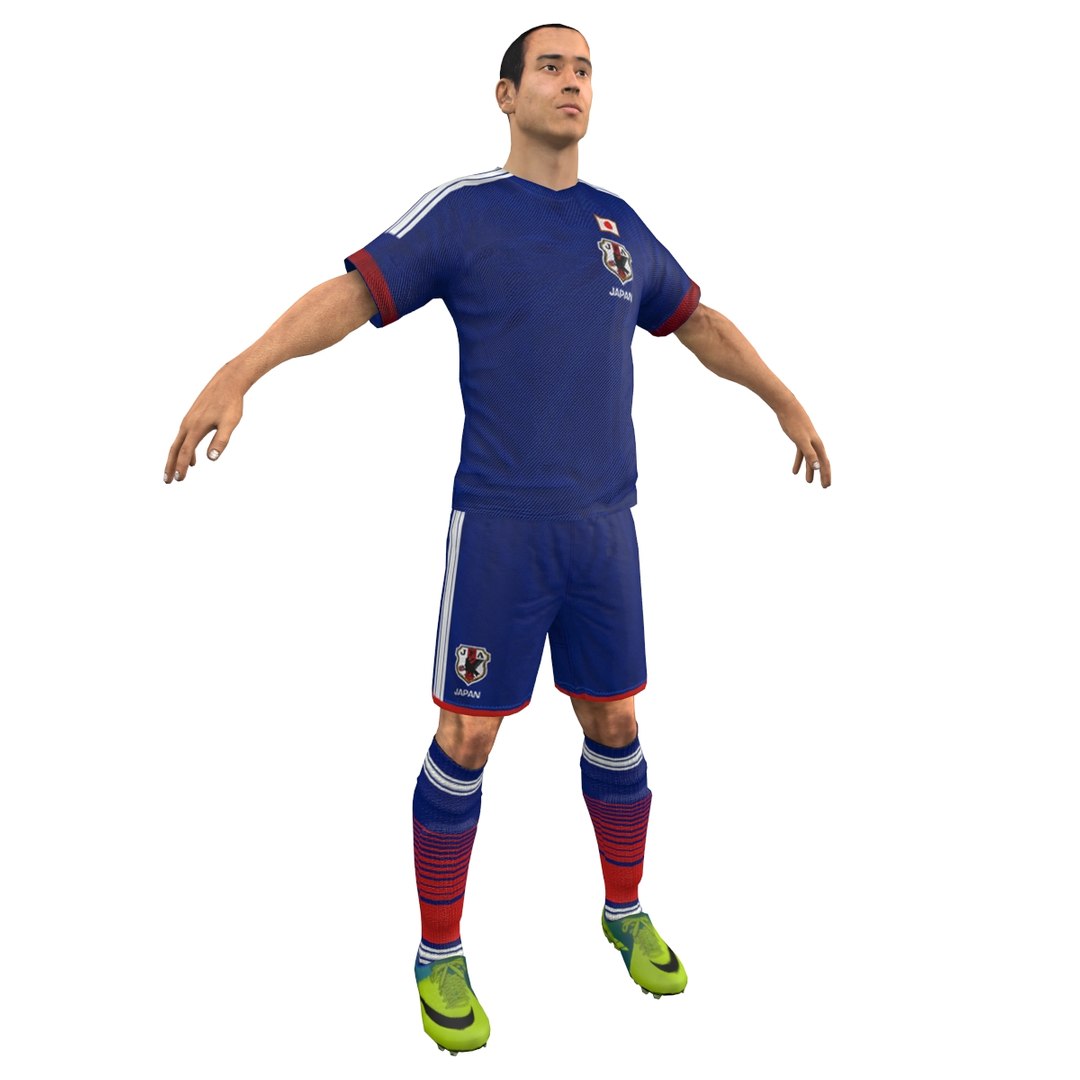 Soccer Player 3d Model