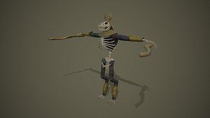 Tomb Keeper  3D Character VRChat-Ready Avatar 3D model