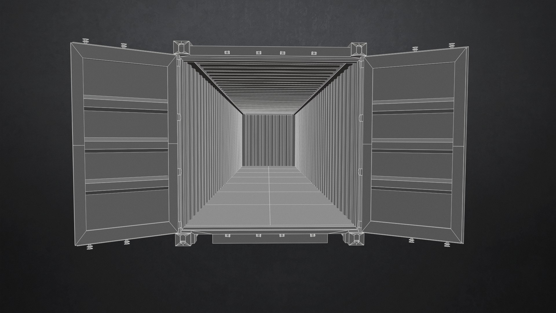 3D Shipping Container - Low Poly Model - TurboSquid 1751486