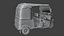 3D Tuk Tuk low poly