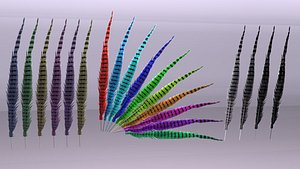 3d planar feathers