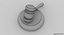 gavel wood 3d model