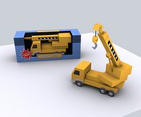 Compact Mobile Crane Rigged construction vehicle