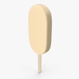 3D Ice Cream White