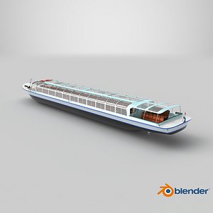 Canal Amsterdam Glass Top Pleasure Boat