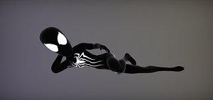 3D little spider man