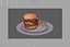3D fast food pack model