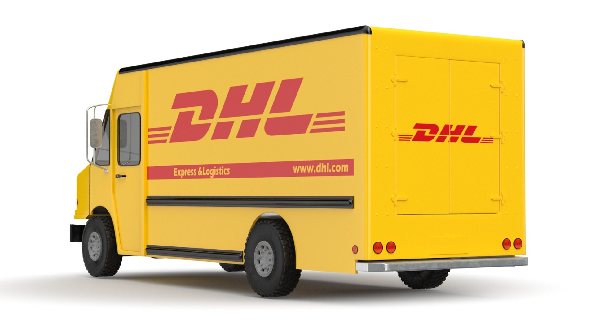 Dhl Truck 3D Model - TurboSquid 1314772