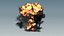 Huge Explosion along a plane like a wall v03 - Animation at 50fps - in 600 frames