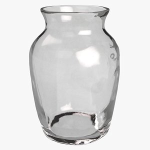 3D Dirty Glass Vase
