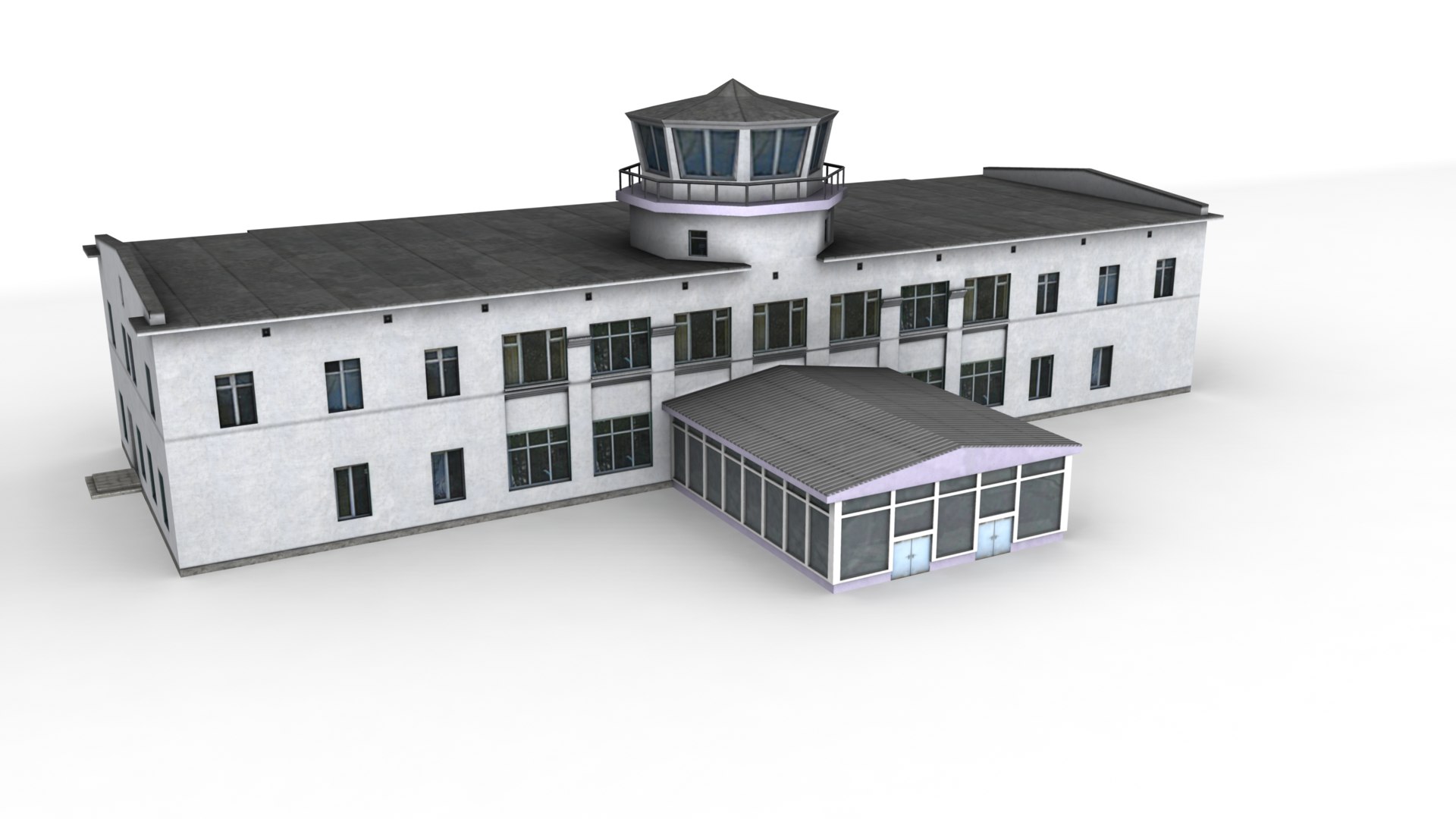 3d airport kostroma ready games model
