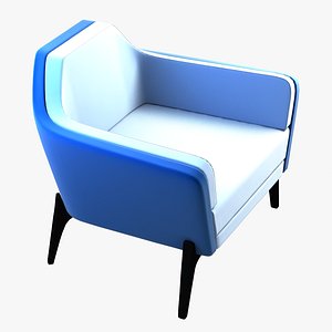 3d harc lounge chair model