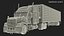 3D Freightliner Truck with Reefer Trailer