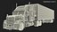 3D Freightliner Truck with Reefer Trailer