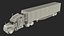 3D Freightliner Truck with Reefer Trailer