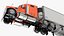 3D Freightliner Truck with Reefer Trailer