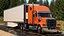 3D Freightliner Truck with Reefer Trailer