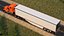 3D Freightliner Truck with Reefer Trailer