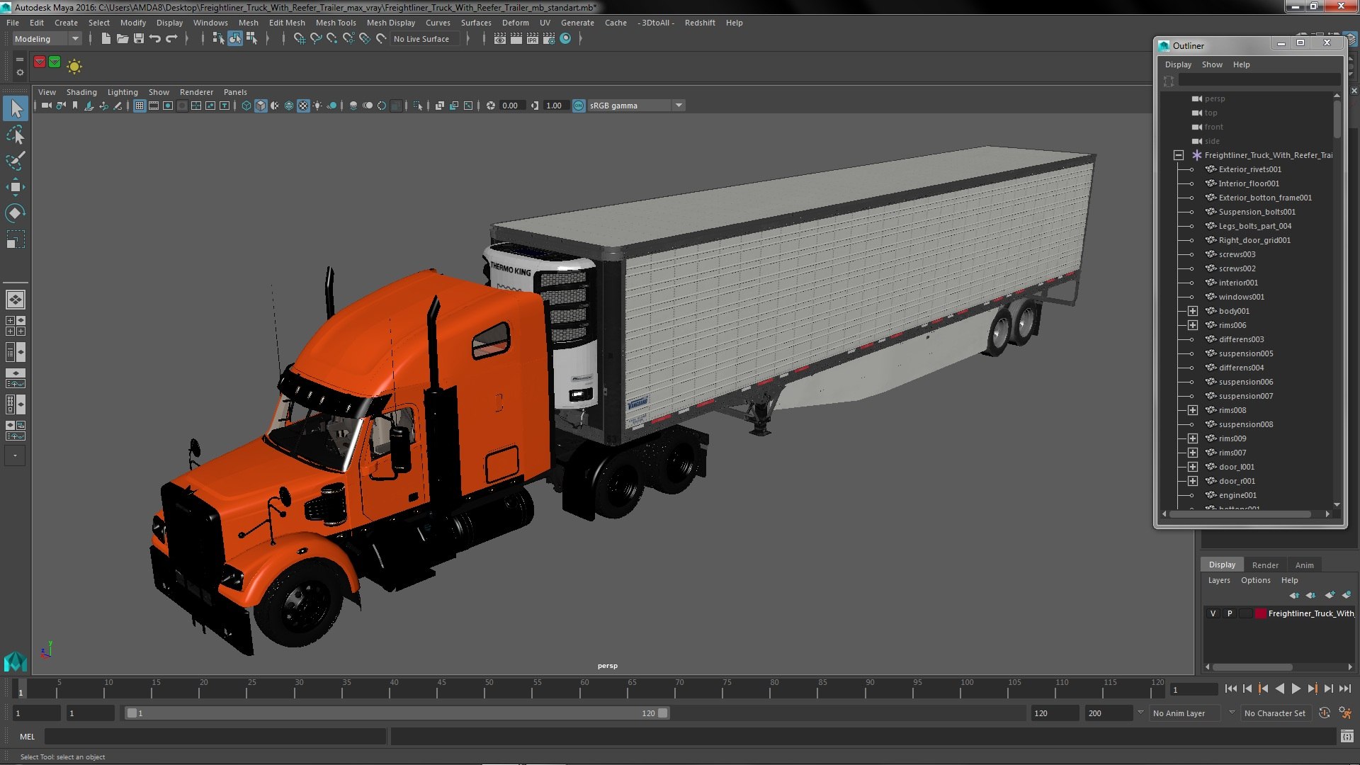 3D Freightliner Truck with Reefer Trailer https://p.turbosquid.com/ts-thumb/U0/GkNaup/lu/freightlinertruckwithreefertrailer3dmodel065/jpg/1643792759/1920x1080/fit_q87/4a679879209866244f82486a35aa9776f6810ece/freightlinertruckwithreefertrailer3dmodel065.jpg