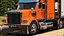 3D Freightliner Truck with Reefer Trailer