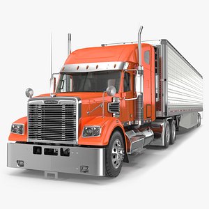 Freightliner Truck with Reefer Trailer
