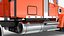 3D Freightliner Truck with Reefer Trailer