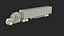 3D Freightliner Truck with Reefer Trailer