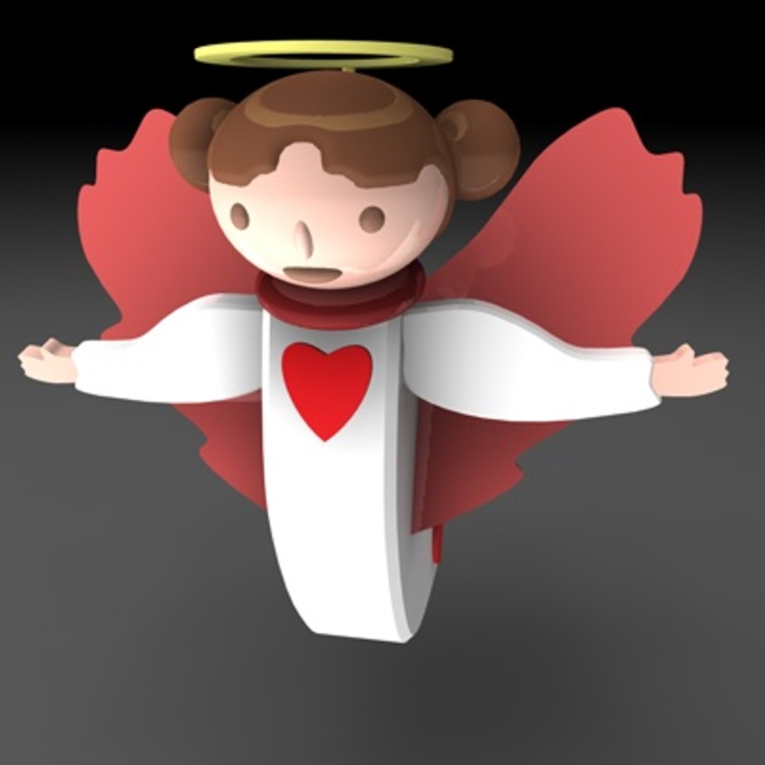 C4d Christmas Angel Set