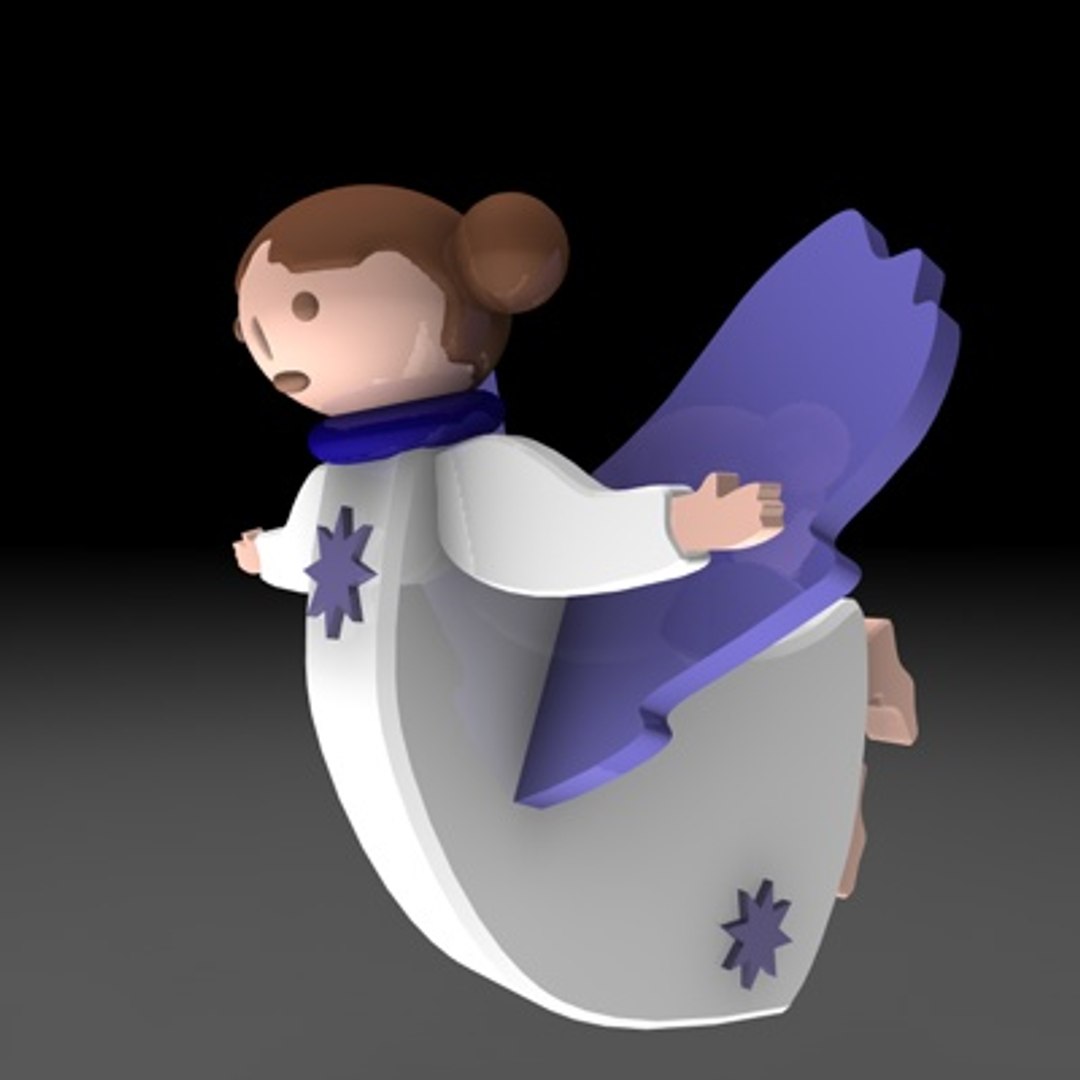 C4d Christmas Angel Set