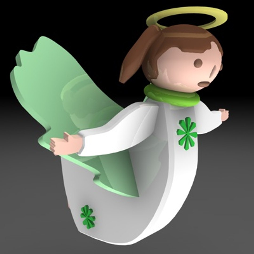 C4d Christmas Angel Set