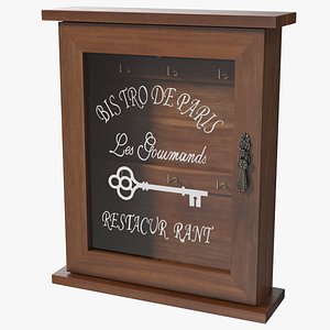 Wooden Key Holder Box