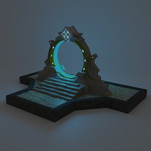 Portal to Spiral Abyss from Genshin Impact 3D model model