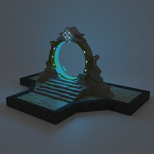 Portal to Spiral Abyss from Genshin Impact 3D model