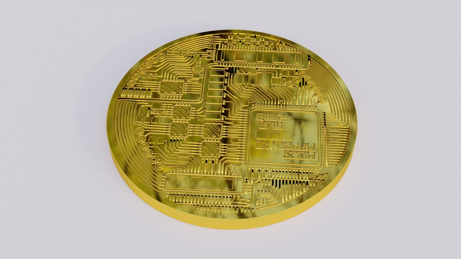 3D Bitcoint model - TurboSquid 1810567