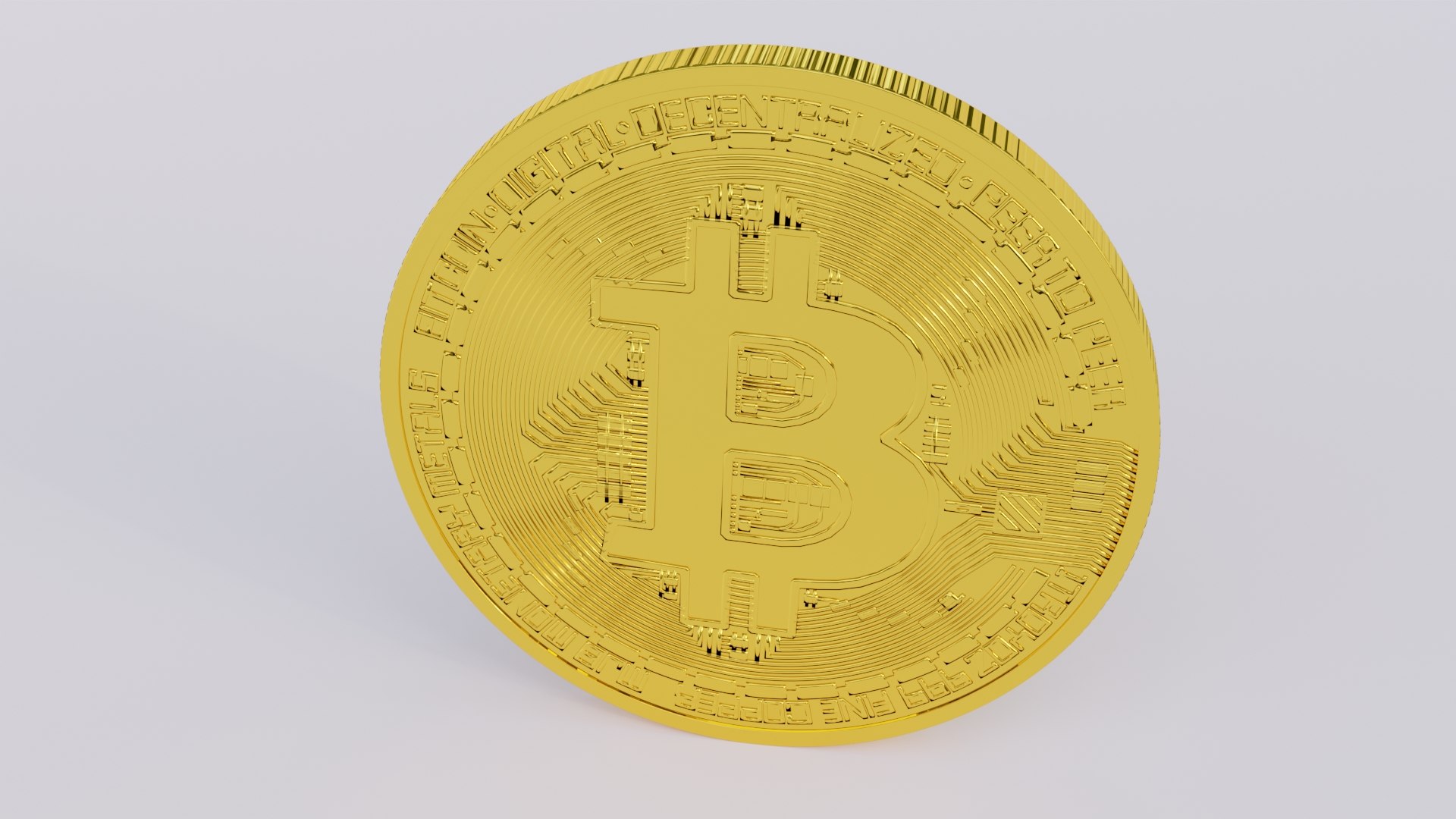 3D Bitcoint model - TurboSquid 1810567