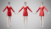 Dress 54 Alabama Crimson