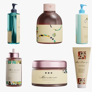 3D 3D Cosmetics Mockup Collection model